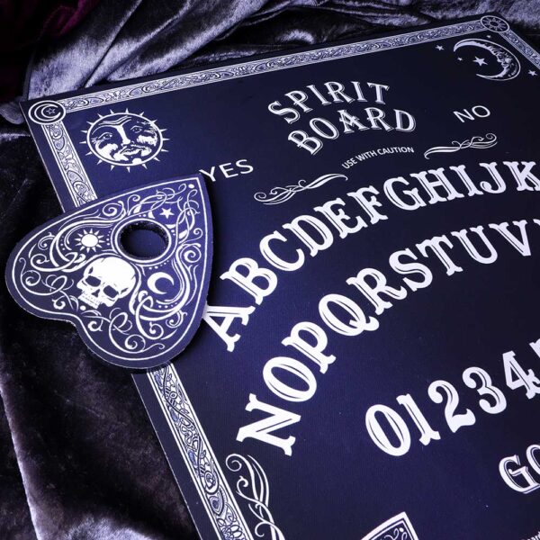 Black and White Spirit Board with Planchette: 1 - Ouija & Spirit Boards By NN Designs