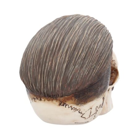 Blood Spattered Criminal Henchman Skull Smoking Figurine: 5 - Figurines Medium (15-29cm) By NN Designs