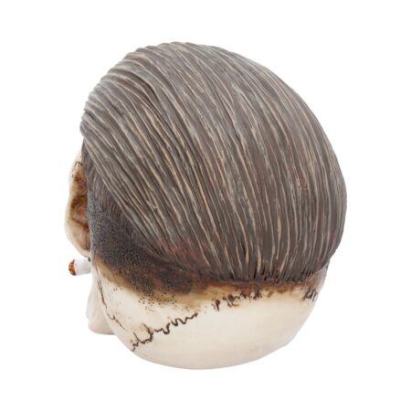 Blood Spattered Criminal Henchman Skull Smoking Figurine: 4 - Figurines Medium (15-29cm) By NN Designs