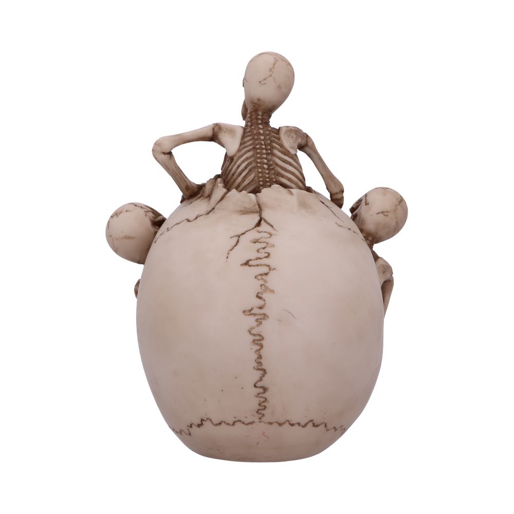 Breaking Free Skeleton Emerging from Skull Ornament 17.7cm: 4 - Figures & Collectables By Gift Moments