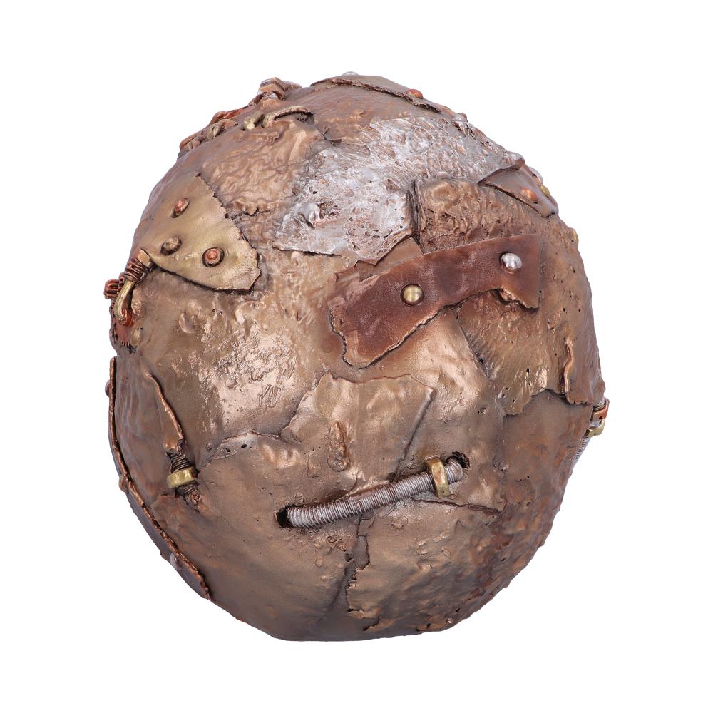 Bronze Scrapped Skull Steampunk Scrap Skeleton Figurine: 5 - Clocks By Gift Moments