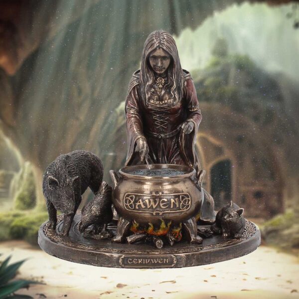 Bronze Welsh Goddess Ceridwen Figurine: 1 - Figures & Collectables By Gift Moments
