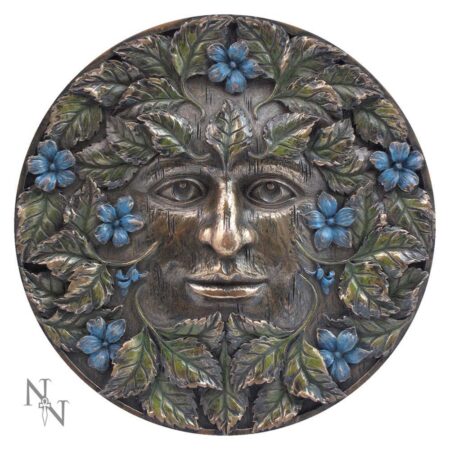 Bronzed beltane tree spirit wall plaque
