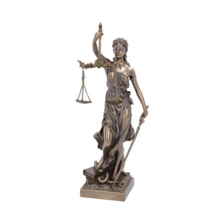 Bronzed La Justicia The Goddess Of Divine Justice 33cm: 2 - Figures & Collectables By Gift Moments
