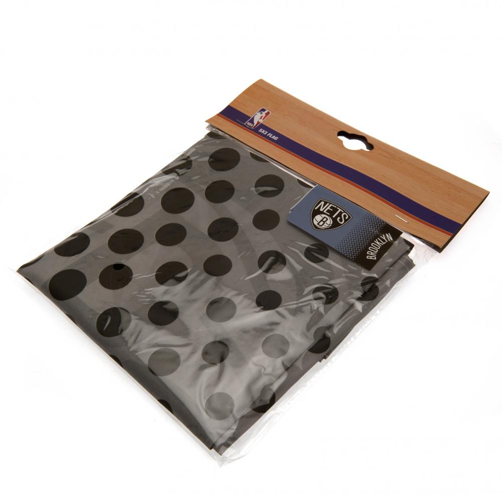 Brooklyn Nets Fade Flag: 3 - Flags & Banners By American Sports