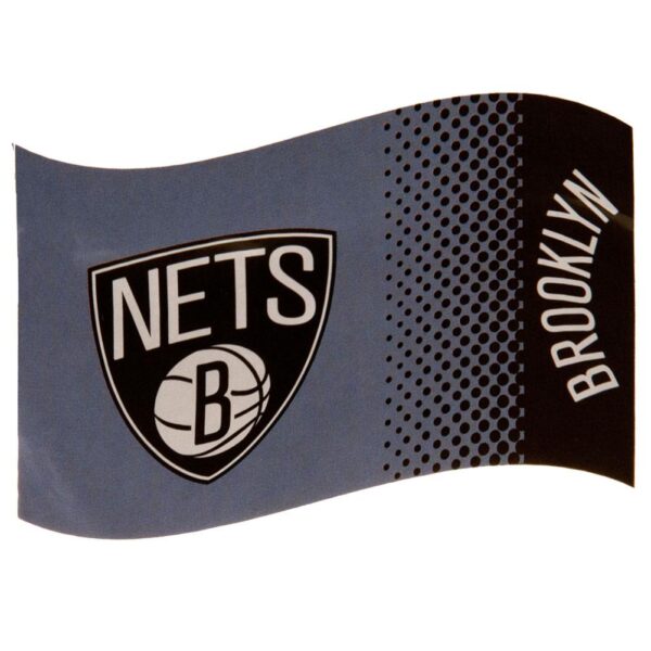 Brooklyn Nets Fade Flag: 1 - Flags & Banners By American Sports