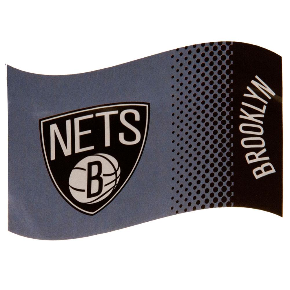 Brooklyn Nets Fade Flag: 1 - Flags & Banners By American Sports