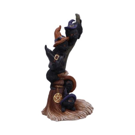 Broomstick Kindle Witchy Black Cats Ornament: 5 - Figures & Collectables By Gift Moments