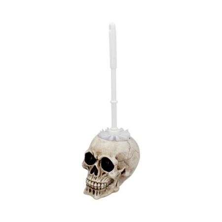 Brush with Death Skull Toilet Brush Holder 16.4cm: 3 - Toilet Brushes By Gift Moments