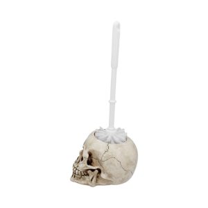 Brush with Death Skull Toilet Brush Holder 16.4cm: 4 - Toilet Brushes By Gift Moments