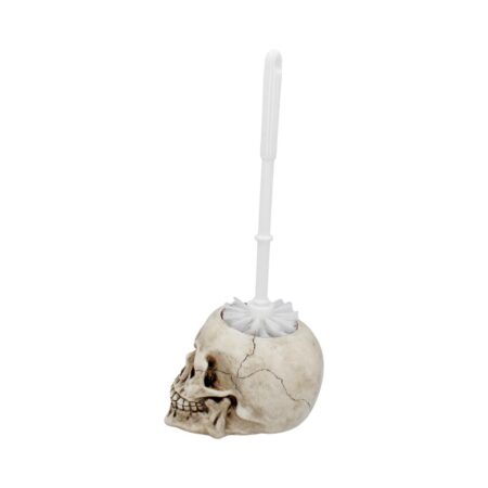 Brush with Death Skull Toilet Brush Holder 16.4cm: 4 - Toilet Brushes By Gift Moments