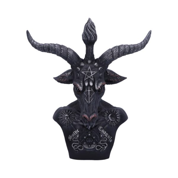 Celestial Black and Silver Baphomet Bust: 2 - Figures & Collectables By NN Designs