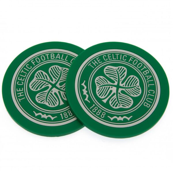 Celtic FC 2pk Coaster Set: 1 - Coasters By Celtic