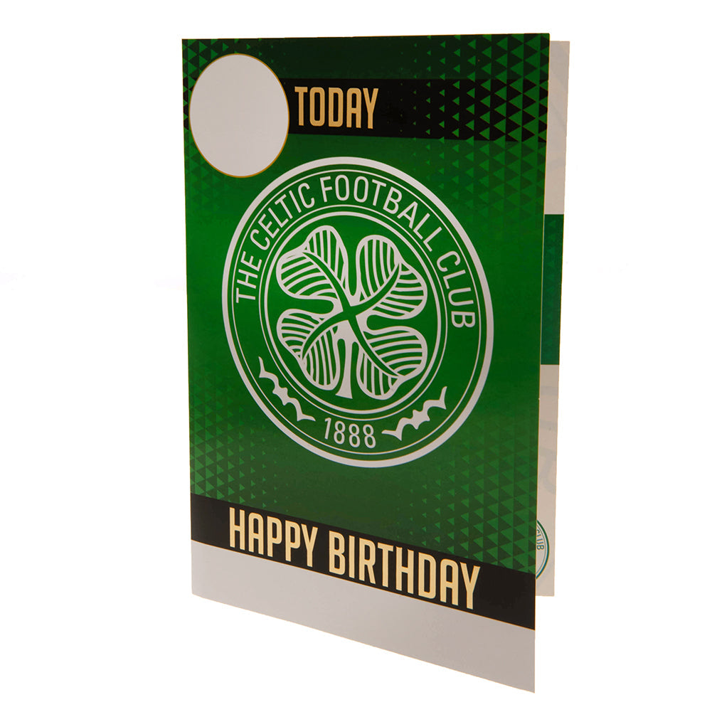Celtic fc birthday card stickers
