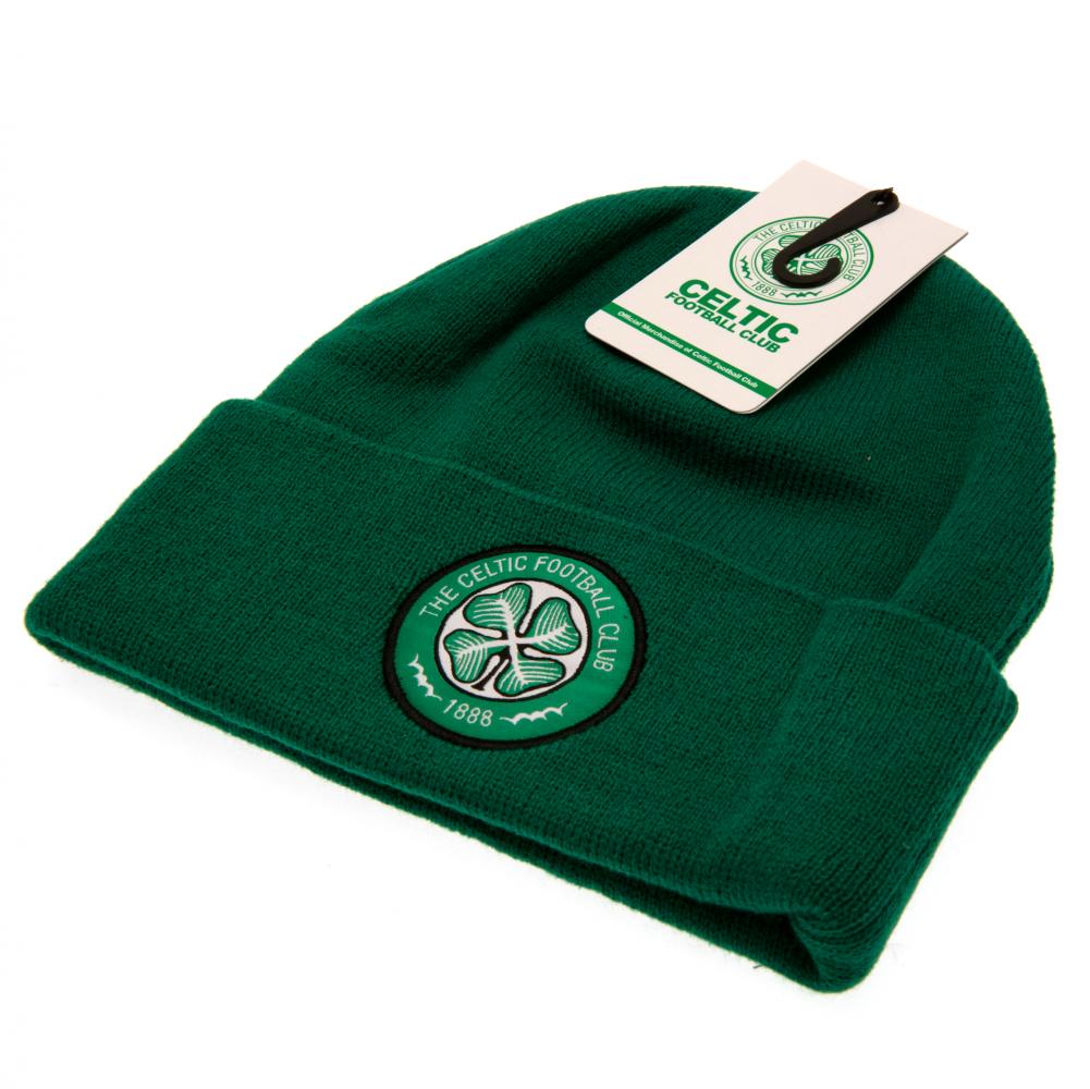Celtic FC Green Cuff Beanie: 3 - Caps & Hats By Celtic