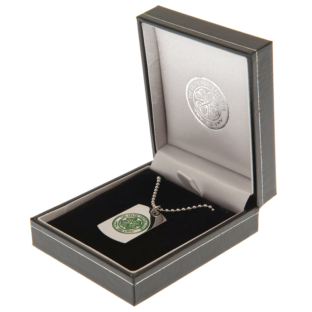 Celtic FC Enamel Crest Dog Tag & Chain: 1 - Necklaces By Celtic
