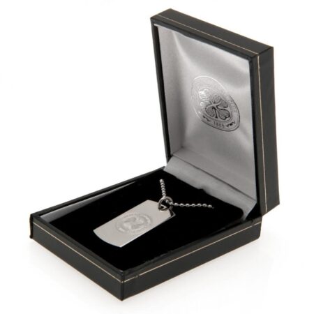 Celtic FC Engraved Dog Tag & Chain: 1 - Jewellery By Celtic