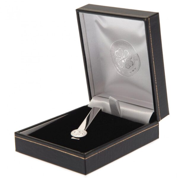 Celtic FC Silver Plated Tie Slide: 1 - Cufflinks & Tie Slides By Celtic