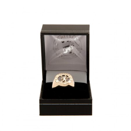 Chelsea fc 9ct gold crest ring large