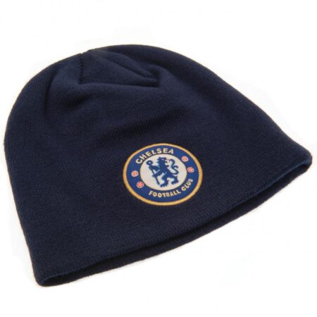 Chelsea FC Navy Beanie: 2 - Caps & Hats By Chelsea