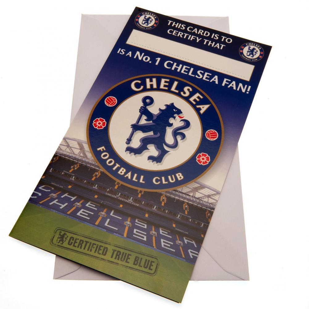 Chelsea FC No. 1 Fan Birthday Card: 1 - Greeting Cards By Chelsea