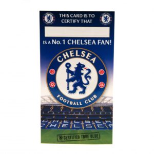 Chelsea FC No. 1 Fan Birthday Card: 4 - Greeting Cards By Chelsea