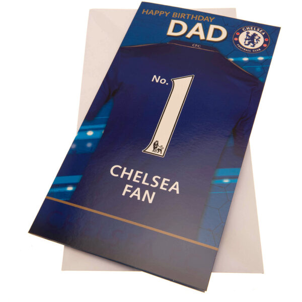 Chelsea FC No. 1 Dad Birthday Card: 1 - Greeting Cards By Chelsea