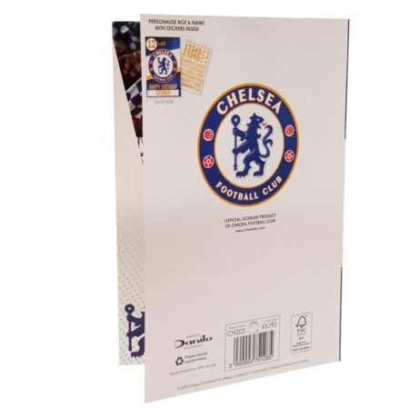 Chelsea FC Birthday Card With Stickers: 5 - Greeting Cards By Chelsea