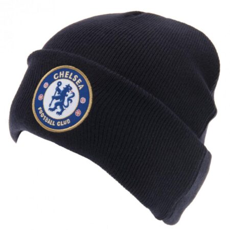 Chelsea FC Navy Cuff Beanie: 1 - Caps & Hats By Chelsea