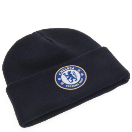 Chelsea FC Navy Cuff Beanie: 2 - Caps & Hats By Chelsea