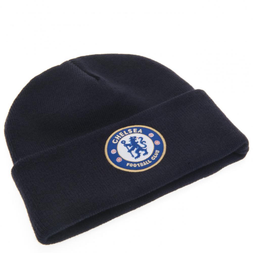 Chelsea FC Navy Cuff Beanie: 2 - Caps & Hats By Chelsea