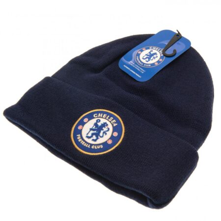 Chelsea FC Navy Cuff Beanie: 3 - Caps & Hats By Chelsea