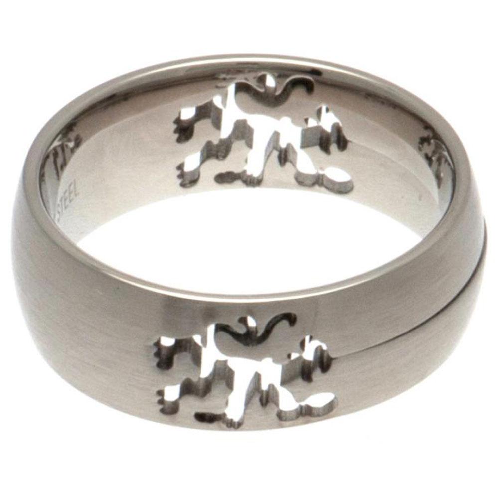 Chelsea FC Stainless Steel Cut Out Ring: 2 - Jewellery By Chelsea