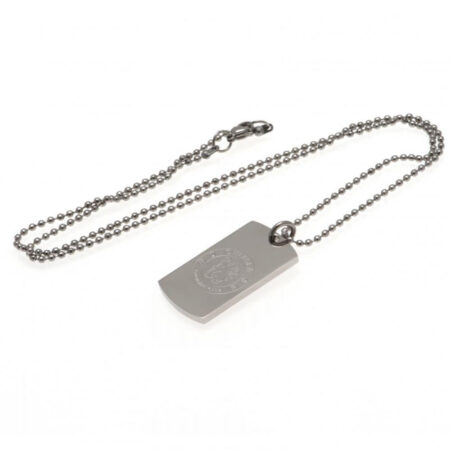 Chelsea FC Engraved Dog Tag & Chain: 3 - Jewellery By Chelsea