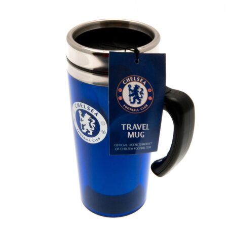 Chelsea FC Handled Travel Mug: 3 - Mugs By Chelsea