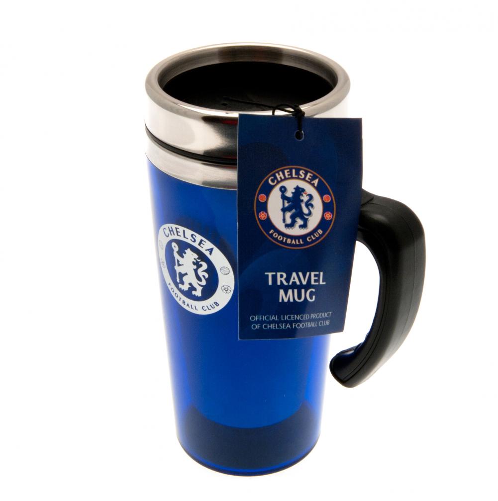 Chelsea FC Handled Travel Mug: 3 - Mugs By Chelsea