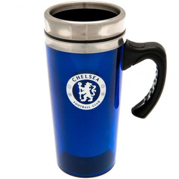 Chelsea FC Handled Travel Mug: 1 - Mugs By Chelsea