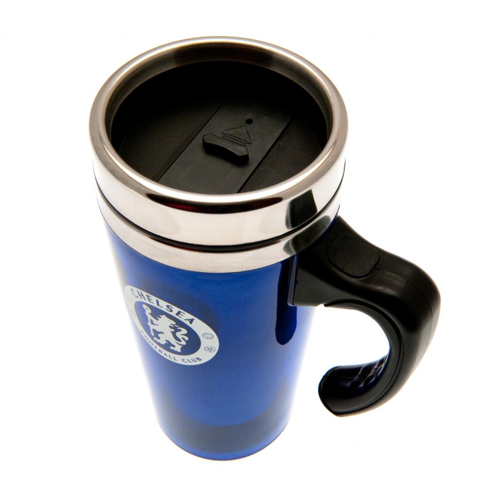 Chelsea FC Handled Travel Mug: 2 - Mugs By Chelsea
