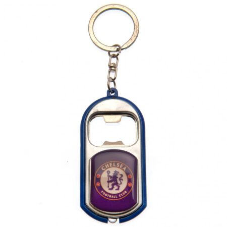 Chelsea FC Keyring Torch Bottle Opener: 2 - Keyrings By Chelsea