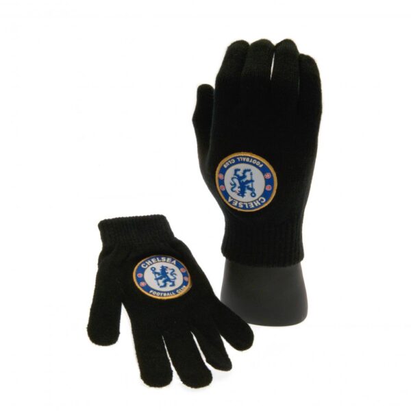 Chelsea FC Knitted Gloves Junior: 1 - Gloves By Chelsea