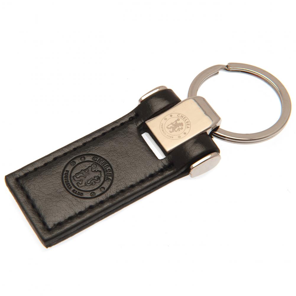 Chelsea FC Leather Key Fob: 3 - Keyrings By Chelsea