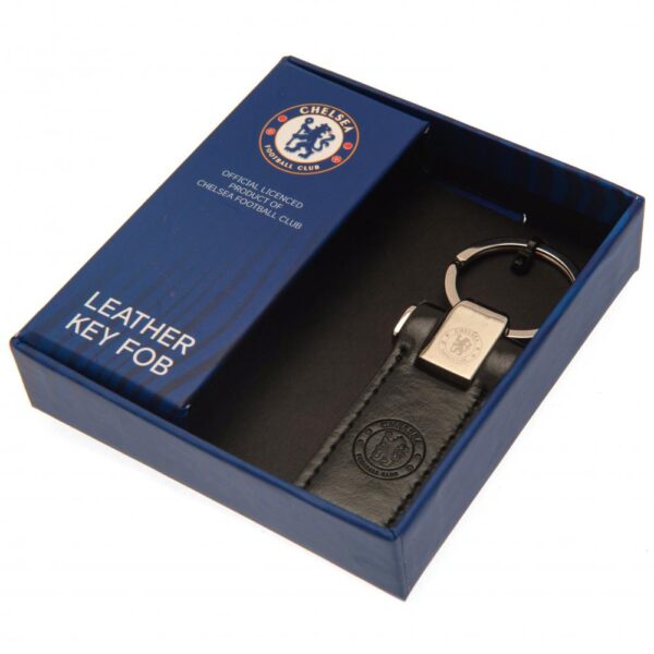 Chelsea FC Leather Key Fob: 1 - Keyrings By Chelsea