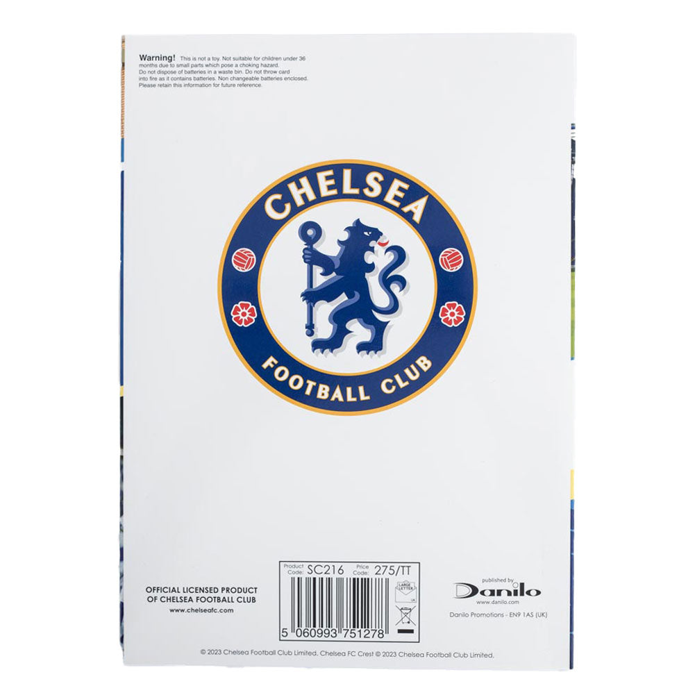 Chelsea fc musical birthday card