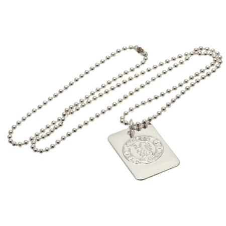 Chelsea FC Silver Plated Dog Tag & Chain: 3 - Jewellery By Chelsea