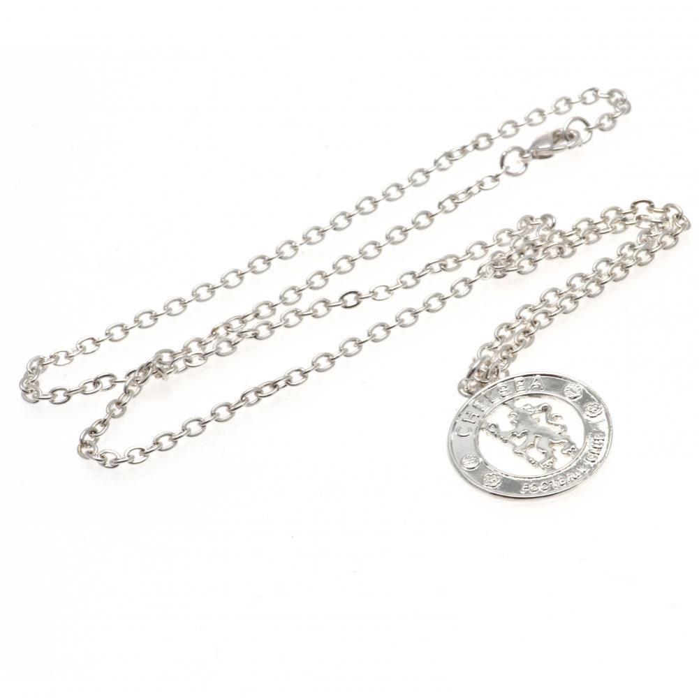 Chelsea FC Silver Plated Pendant & Chain CR: 2 - Jewellery By Chelsea