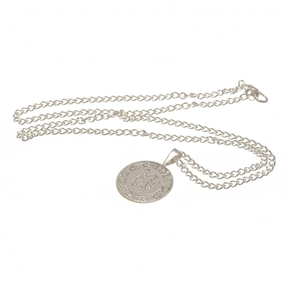 Chelsea FC Silver Plated Pendant & Chain XL: 3 - Jewellery By Chelsea