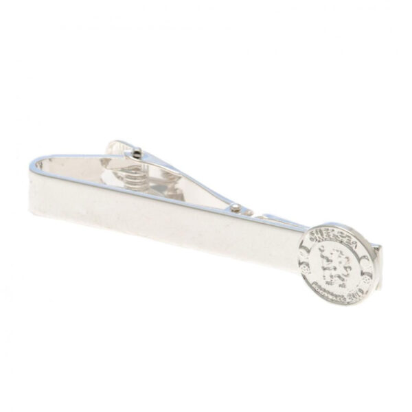 Chelsea FC Silver Plated Tie Slide: 2 - Cufflinks & Tie Slides By Chelsea