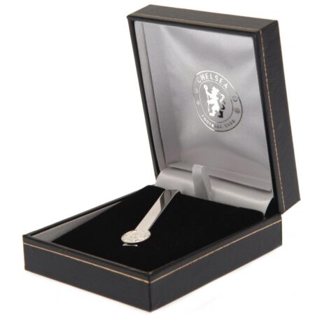 Chelsea FC Silver Plated Tie Slide: 1 - Cufflinks & Tie Slides By Chelsea
