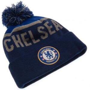 Chelsea FC Navy Text Ski Hat: 2 - Caps & Hats By Chelsea