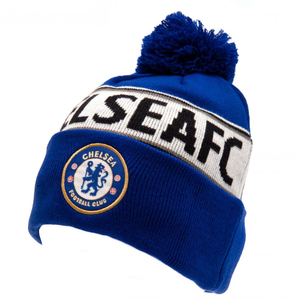 Chelsea FC Royal Text Ski Hat: 1 - Caps & Hats By Chelsea